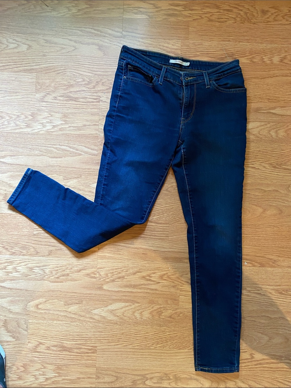 Dark Blue Skinny Jeans for Women – Classic Stretch Denim